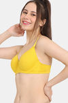 Rosaline Padded Wired Medium Coverage T-Shirt Bra - Hot Spot — thumbnail 3